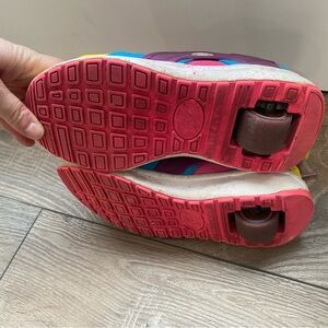 Heelys Pink and Blue Sneaker with Wheels